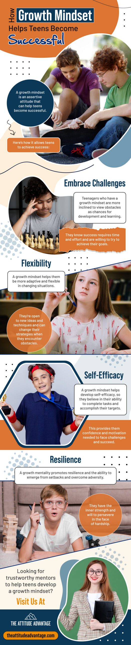 How Growth Mindset Helps Teens Become Successful | Infograph