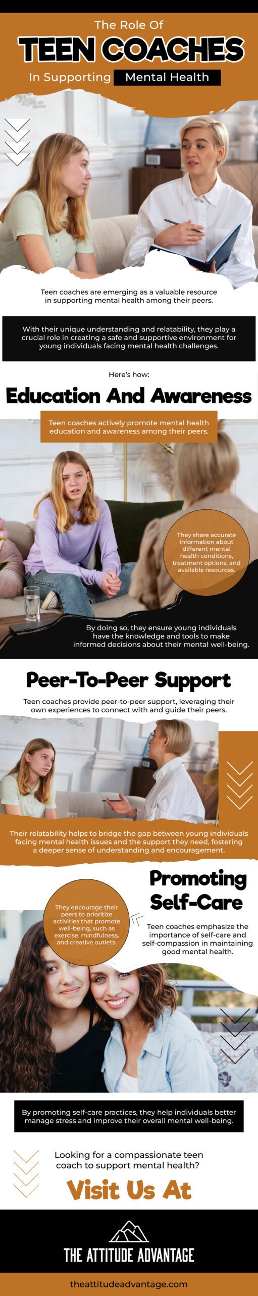 The Role Of Teen Coaches In Supporting Mental - Infographic